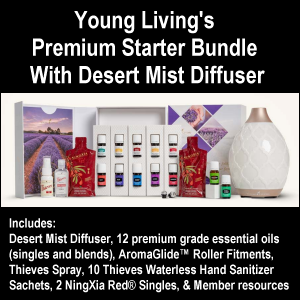 Young Living's Premium Starter Bundle with Desert Mist Diffuser