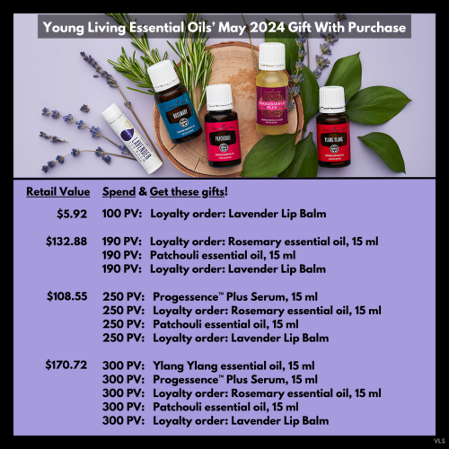 May 2024 Gift With Purchase from Young Living Essential Oils