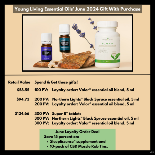 June 2024 Gift With Purchase from Young Living Essential Oils