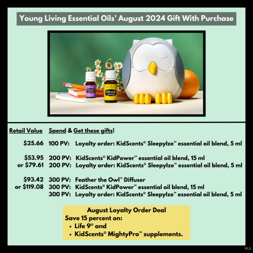 Young Living's August 2024 Gift With Purchase