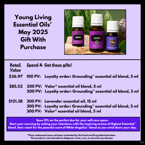 May 2025 Gift With Purchase from Young Living Essential Oils