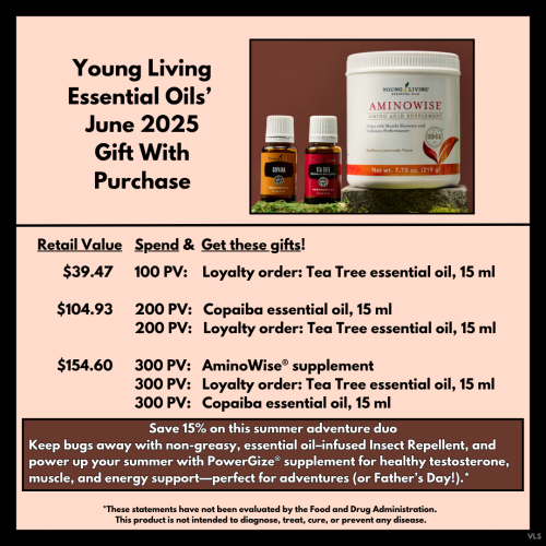 June 2025 Gift With Purchase from Young Living Essential Oils