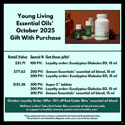 October 2025 Gift With Purchase from Young Living Essential Oils