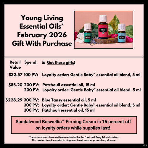 February 2026 Gift With Purchase from Young Living Essential Oils