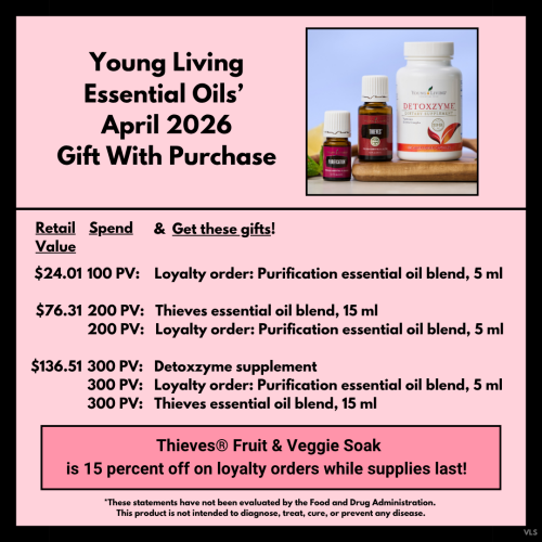 April 2026 Gift With Purchase from Young Living Essential Oils