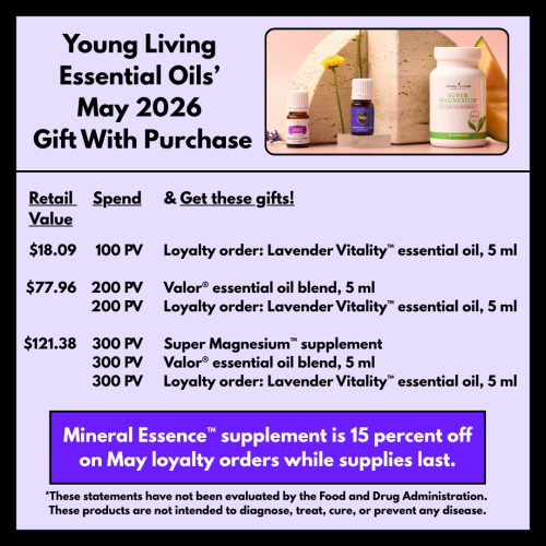 May 2026 Gift With Purchase from Young Living Essential Oils
