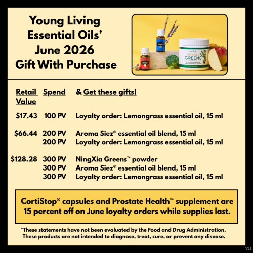 June 2026 Gift With Purchase from Young Living Essential Oils
