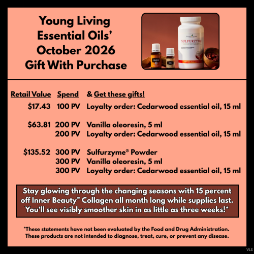 October 2026 Gift With Purchase from Young Living Essential Oils